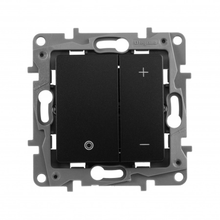 Legrand Etika Антрацит Светорегулятор нажимной, 400Вт