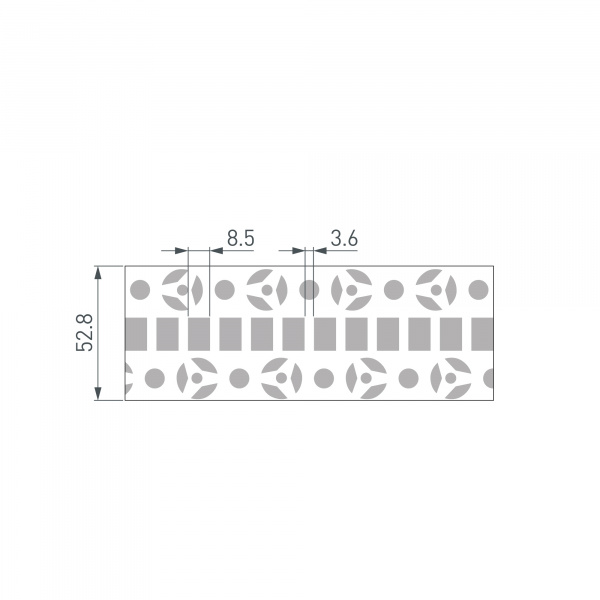 Arlight Профиль FANTOM-BENT-W12-TOP-2000 ANOD (Алюминий)