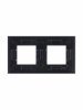 ABB NIE Zenit Стекло графит Рамка 2-я 2+2 мод