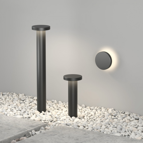 DK9704-BK Ландшафтный светодиодный уличный светильник DRAMEN, IP65, 15 Вт, 3000К, черный, алюминий