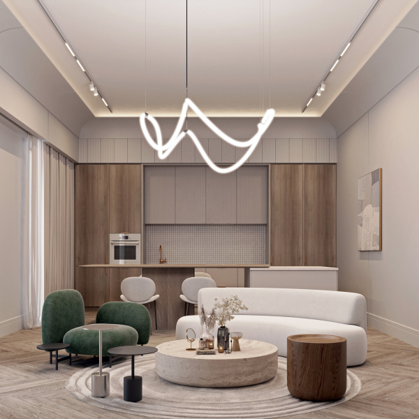 Arlight Светильник MAG-ORIENT-TUBE-ELASTIC-2620-R30-L2500-35W Day4000 (BK, 360 deg, 48V) (IP20 Металл, 3 года)