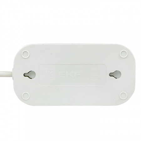 EKF PROxima Удлинитель "Эксперт" 2 гнезда 2 метра 10А/2,2кВт без заземления ПВС 2х0,75