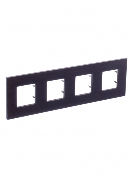 ABB NIE Zenit Венге Рамка 4-я 2+2+2+2 мод