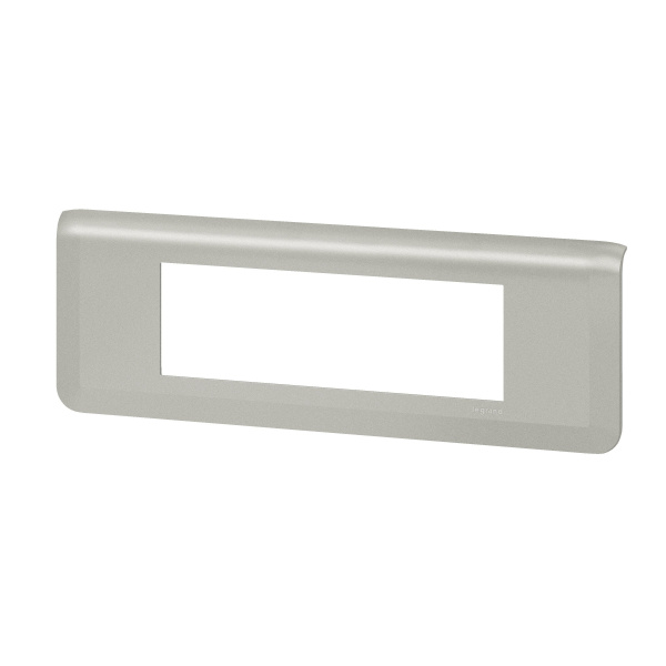 Legrand Mosaiс Рамка - Программа Mosaic - 6 модулей - алюминий