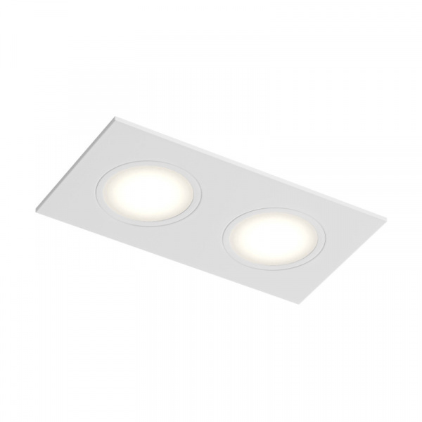 Встраиваемый влагозащищенный светильник PORT, 2?15 Вт макс., LED, GU5.3, IP65, корпус из полимера, цвет белый