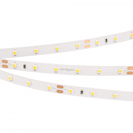 Arlight Светодиодная лента RT 2-5000 24V Warm3000 (3528, 300 LED, LUX) (4.8 Вт/м, IP20)