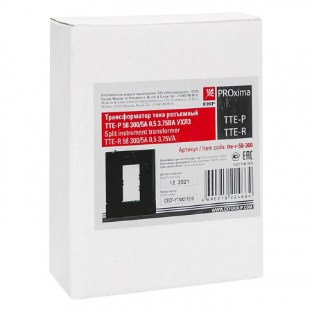 EKF PROxima Трансформатор тока ТТЕ-Р 58 300/5А 0,5 3,75ВАУХЛ4