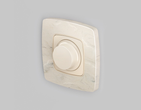 Лицевая панель OMEGA (Бежевый глянец) для светорегулятора универсального QUANT OP3055