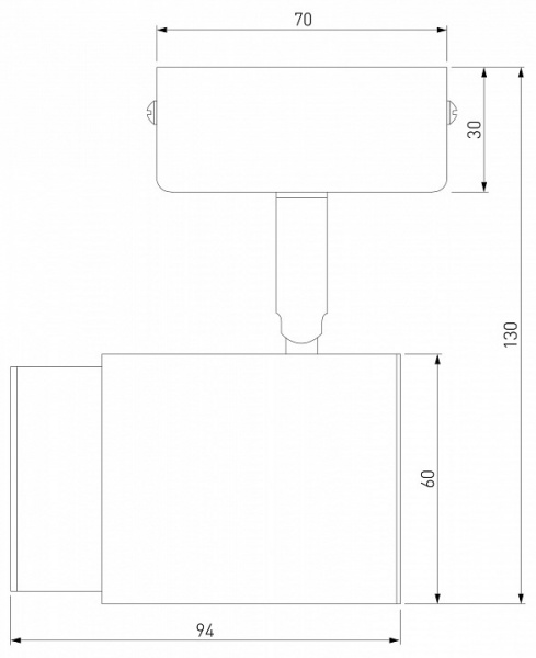 Настенный светильник 20124/1 белый/ хром Eurosvet Morgan