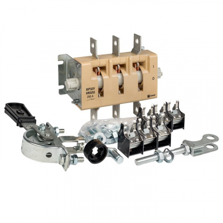 EKF PROxima Выключатель-разъединитель 32У-35A31240-R 250А, 1 направ. с д/г камерами, с передней смещённой рукояткой MAXima