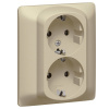 Legrand Galea Life Титан Розетка 2-ая с/з Шт.