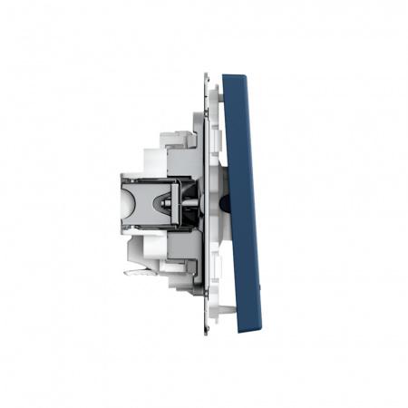 Systeme Electric ArtGallery Аквамарин Выключатель 1-клавишный с подсветкой, 10АХ, механизм, быстрозажим. клем.