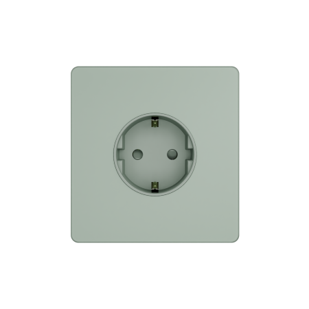 Systeme Electric Systeme Infinity Таежное утро Розетка с заземлением со шторками, 16А