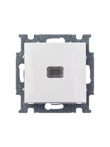 ABB BJB Basic 55 Бел Выключатель 1-клавишный с подсветкой