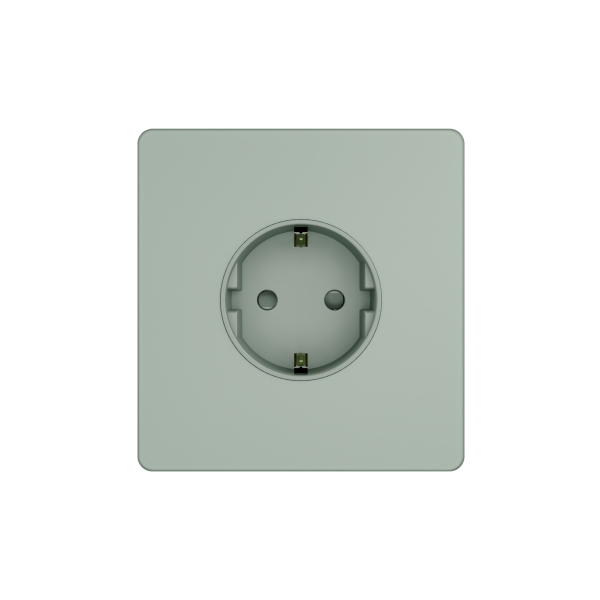 Systeme Electric Systeme Infinity Таежное утро Розетка с заземлением со шторками, 16А