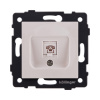 Розетка телефонная RJ11, кашемир матовый Kollinger REA-009CM для Aspekt, Eleganz, Reflex