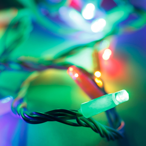 Arlight Светодиодная гирлянда ARD-STRING-CLASSIC-10000-WHITE-100LED-LIVE RGB (230V, 7W) (Ardecoled, IP65)