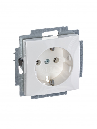 ABB BJB Basic 55 Бел Розетка с/з