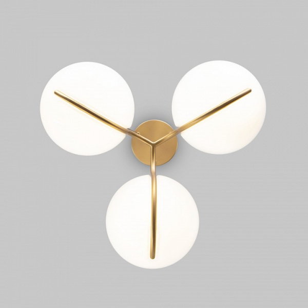 Подвесной светодиодный светильник 50083/3 LED золото Eurosvet Emisfero