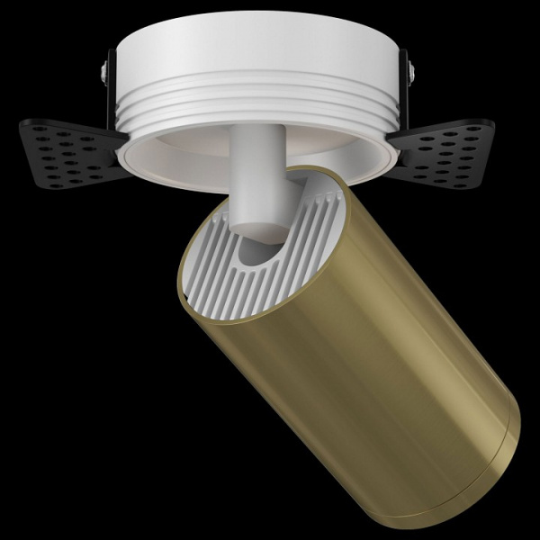 Встраиваемый светильник (Набор) C058CL-1WBS(C058CL-01W(1шт.), TRA020-01BS(1шт.), DLA048-01W(1шт.)) Maytoni Focus S