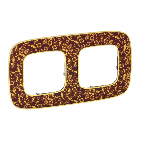 Legrand Valena ALLURE Барокко Пурпур Рамка 2-ая