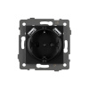 Arlight Механизм розетки с USB зарядкой SCT-MUAA-PL-BK-V (250V, 16A) (-)