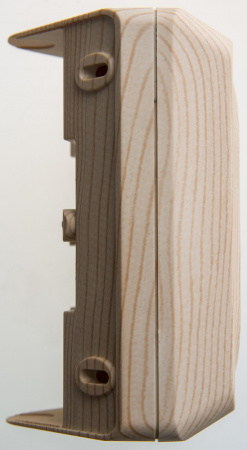 SE Этюд наруж Сосна Розетка 2-ая угловая с/з со шторками 16А 250B