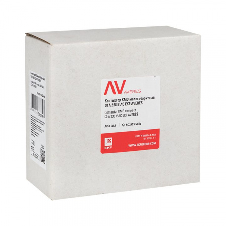 EKF Averes Контактор КМЭ 50А 230В АС
