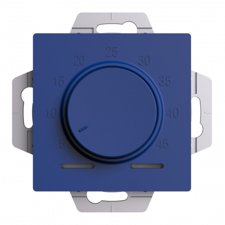 SE AtlasDesign Аквамарин ТЕРМОСТАТ электрон. теплого пола с датчиком, 10A, механизм