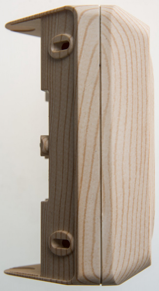 SE Этюд наруж Сосна Розетка 2-ая угловая с/з со шторками 16А 250B