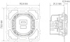 Donel USB зарядное устройство 20Вт тип A+С 3100мА быстрая зарядка, серия D16, DO20420