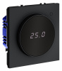 Терморегулятор электронный VOLTUM S70 с индикацией и датчиком, для теплого пола, (графит)