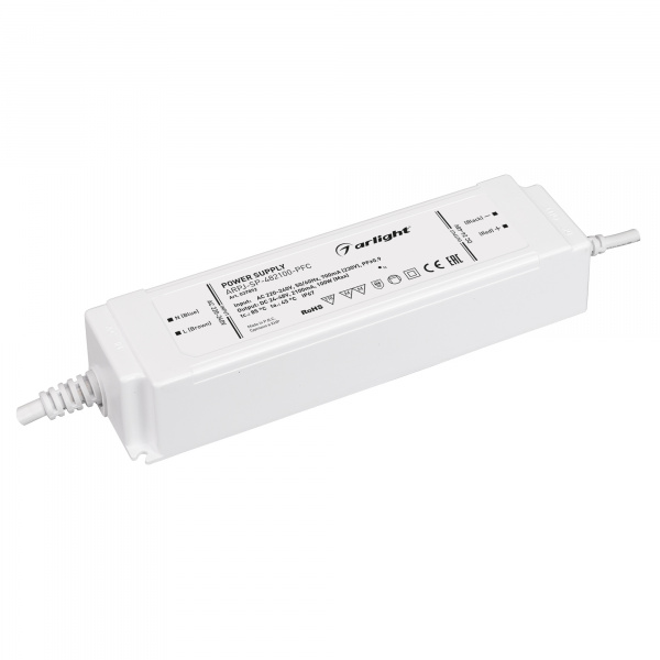 Arlight Блок питания ARPJ-SP-482100-PFC (100W, 24-48V, 2.1A) (IP67 Пластик, 5 лет)