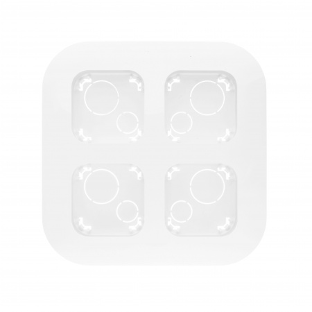 Legrand Quteo Белый 4 поста Рамка для наружнего монтажа