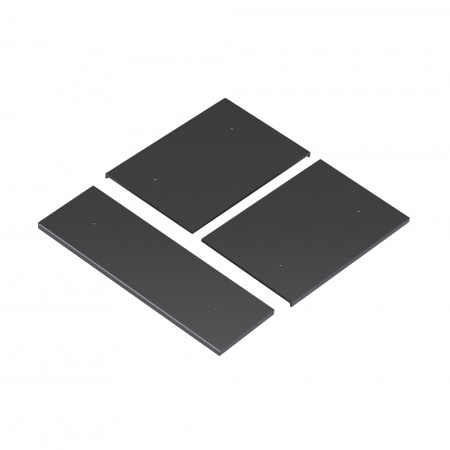 Arlight INTELLIGENT ARLIGHT Накладка панели KNX-23-3G-SUF Dark Grey (Backlight) (IARL, IP20 Металл, 2 года)