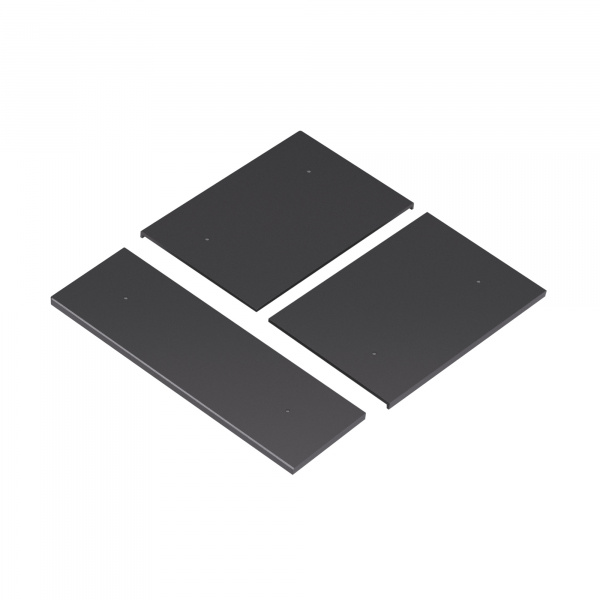 Arlight INTELLIGENT ARLIGHT Накладка панели KNX-23-3G-SUF Dark Grey (Backlight) (IARL, IP20 Металл, 2 года)