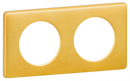 Legrand Celiane Латунь Рамка 2-я (2+2 мод)
