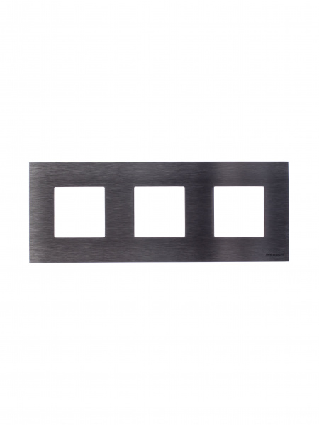 ABB NIE Zenit Сталь Рамка 3-я 2+2 +2 мод