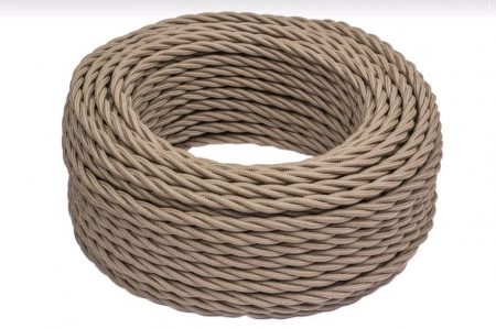 BIRONI Капучино матовый Витой провод 3*2,5 150м