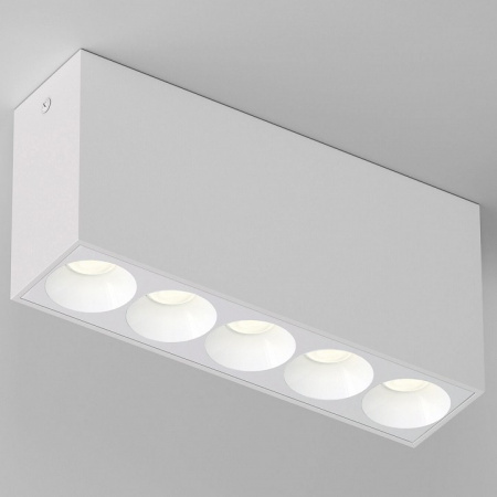 Светильник потолочный светодиодный 10W 3000K белый Block 25108/LED Elektrostandard Block a066992