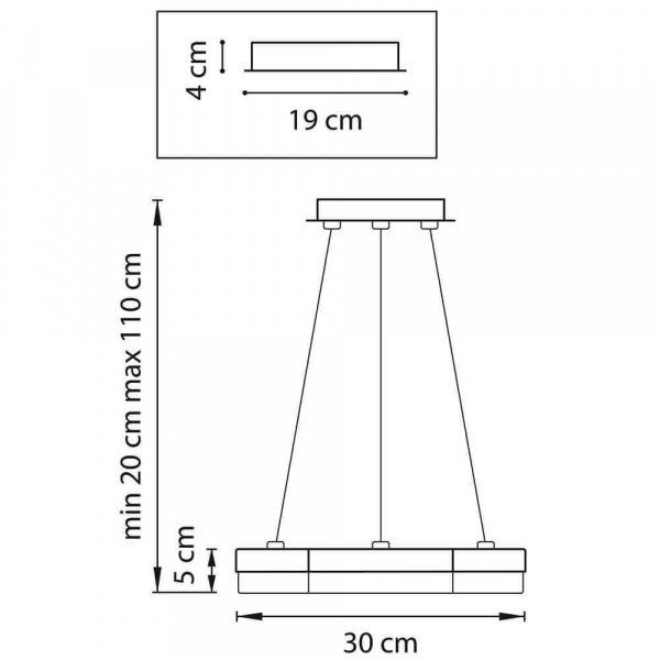 Подвесной светодиодный светильник Lightstar Unitario 763137