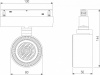 Slim Magnetic Трековый светильник 10W 4000K Stens (чёрный) 85198/01 Elektrostandard Slim Magnetic a066699