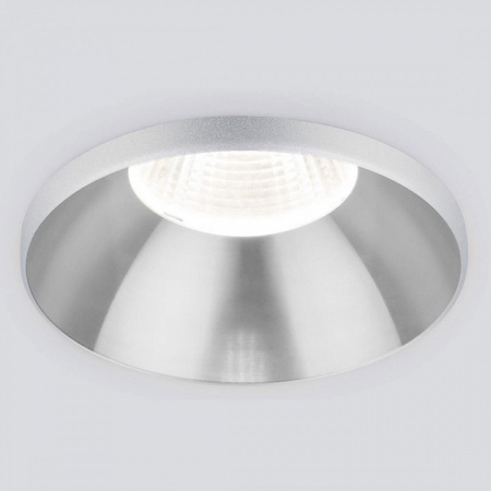Встраиваемый точечный светодиодный светильник 25026/LED 7W 4200K SL серебро Elektrostandard Nuta a056782