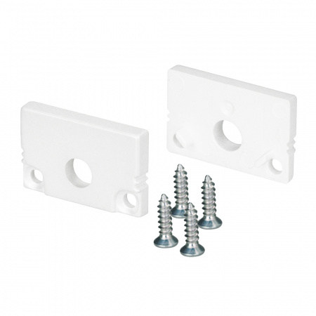 Arlight Заглушка SL-SLIM20-H13 WHITE с отверстием (Пластик)