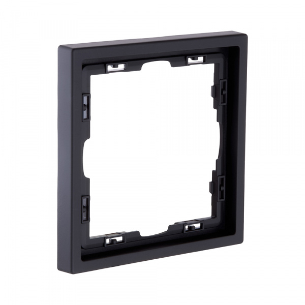 Рамка 1-постовая, черный матовый Kollinger Eclipse EC1BK