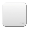 SE Blanca наруж Бел Выключатель 1-клавишный 6А, 250В, монтажная пластина