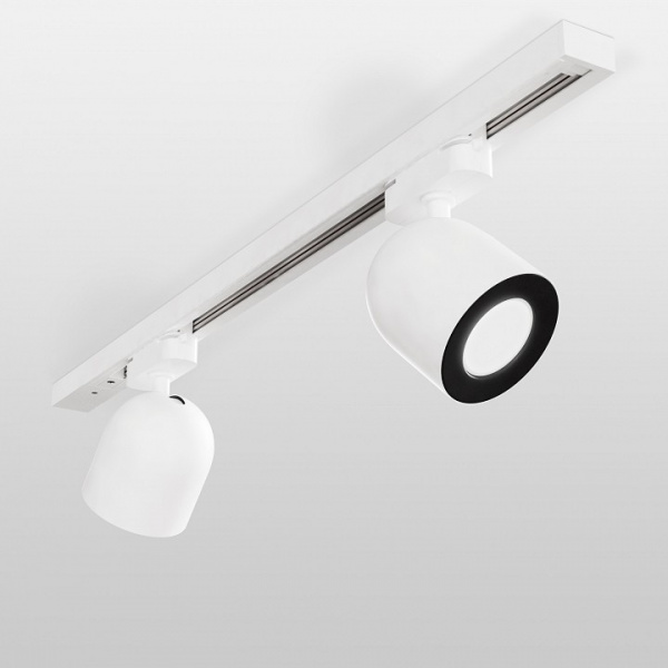 Трековый светильник для однофазного шинопровода Ogma GU10 белый MRL 1005 Elektrostandard Ogma a047371