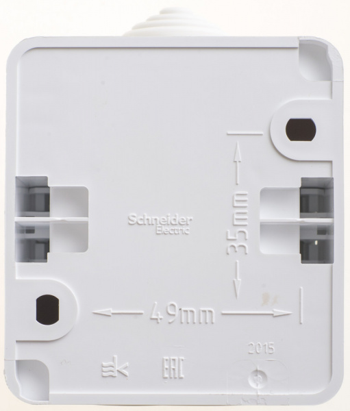 SE Этюд наруж Бел Выключатель 1-клавишный IP44