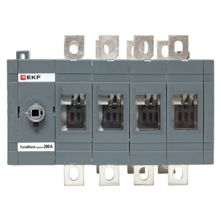 EKF Рубильник 200A 4P реверсивный без рукоятки управления TwinBlock