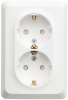 SE Этюд Бел Розетка 2-ая с/з со шторками 16А 250B
